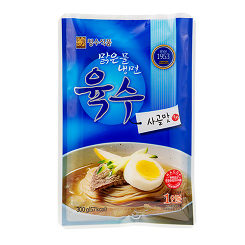 청수식품 맑은물 냉면육수 사골맛 300g (30개)_이미지