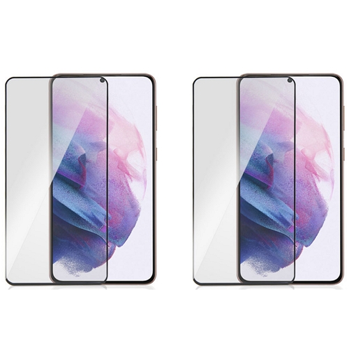 IUVO 갤럭시S21 플러스 REXX 케이스 호환형 풀커버 강화유리 보호필름 (액정 2매)