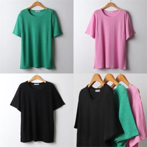 강물처럼 위쉬몰 LY 유넥반팔티셔츠 I938H207 빅사이즈 8858239A