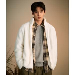 이랜드 스파오 여성 리사이클 베이직 퍼플리스 집업 SPFZE4TC01