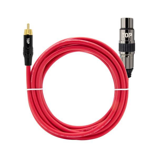 탑라인에이치디 HDTOP RCA to XLR MF 레드 케이블 (15m, HT-TP2187)_이미지