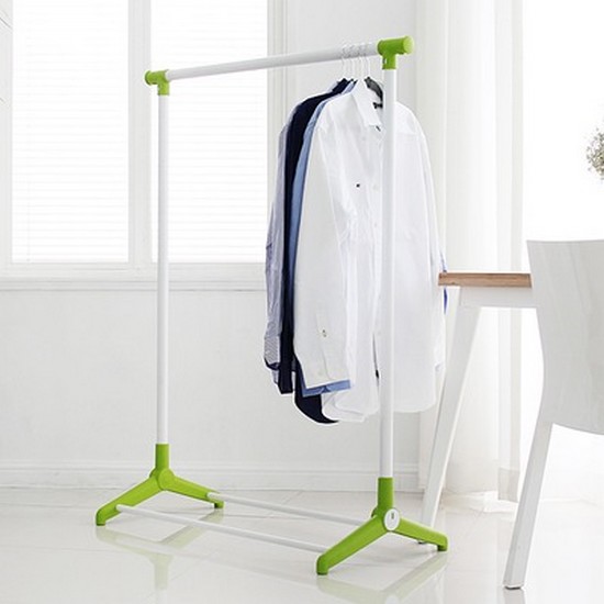 올리빙 도트고정식행거 1단_이미지