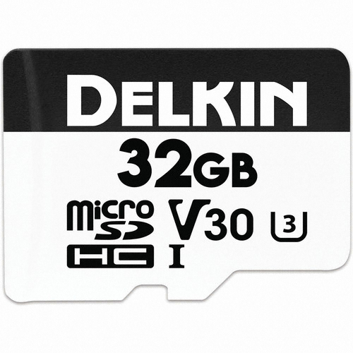 Delkin micro SDHC CLASS10 UHS-I U3 Advantage V30 100MB/s (해외구매,32GB)