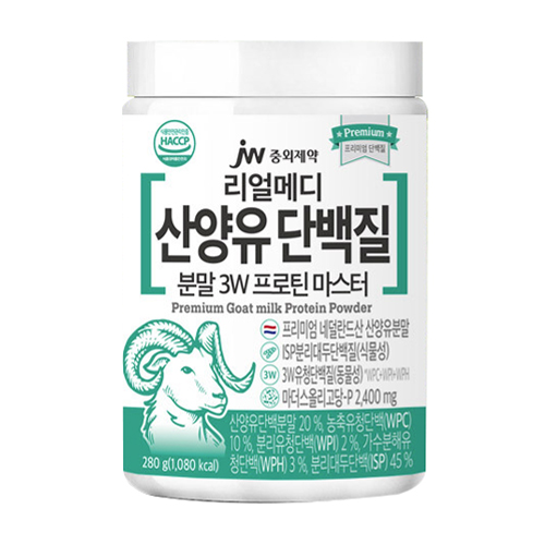 리얼메디 산양유 단백질 3W 프로틴 마스터 280g