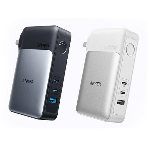 ANKER 파워코어 733 65W 3포트 GaN 2in1 충전기 겸용 보조배터리 A1651 해외구매_이미지