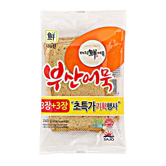 부산어묵 얇은사각 240g