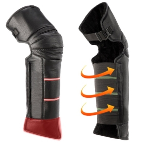 겨울대비 오토바이 방한 무릎보호대 2P 방한보호대 다리 가죽 발토시 바이크 겨울