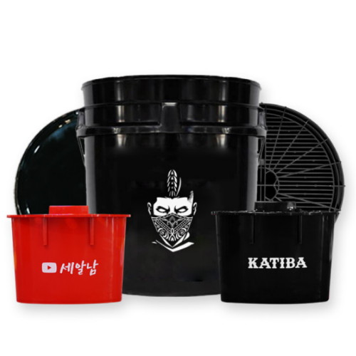 카티바 세차 버킷 풀세트 18L