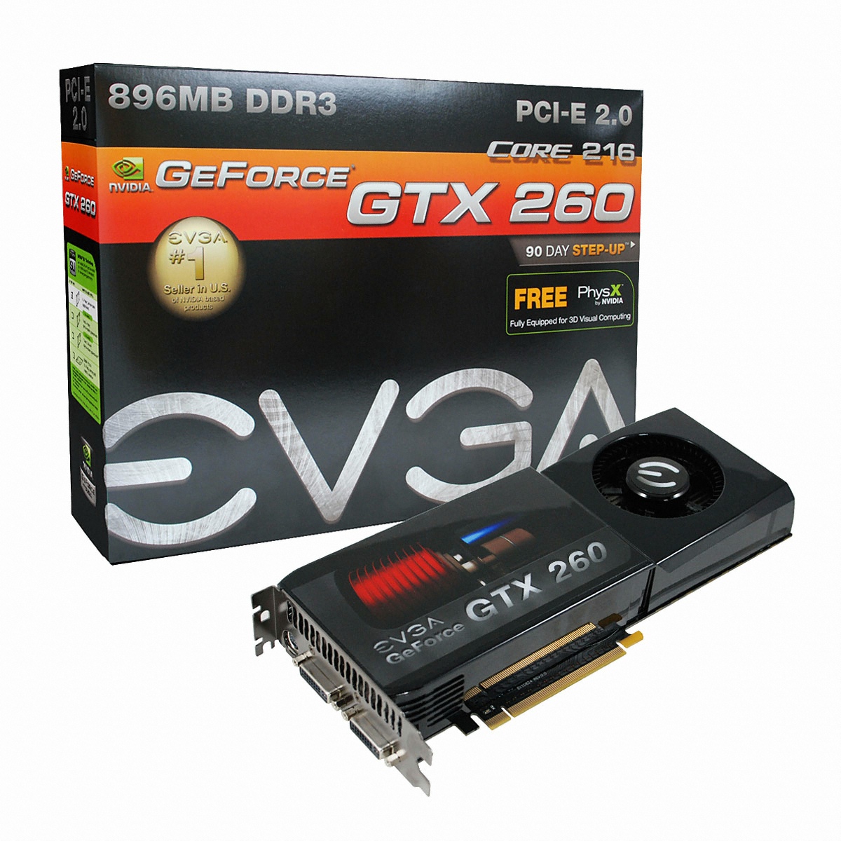 EVGA 지포스 GTX260 Core 216 896MB FOXTECH_이미지
