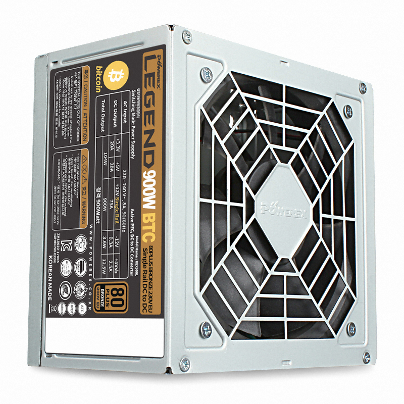 POWEREX LEGEND 900W 80PLUS브론즈 230V EU BTC 벌크_이미지
