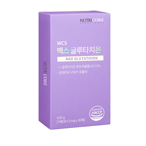 뉴트리코어 WCS 맥스 글루타치온 301.5mg 30매 (3개)_이미지