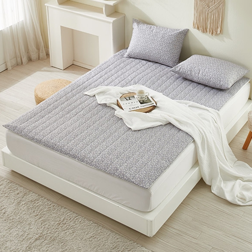 미소비즈 더이든 B-그레이 온수매트 커버 (퀸, 150x200cm)_이미지