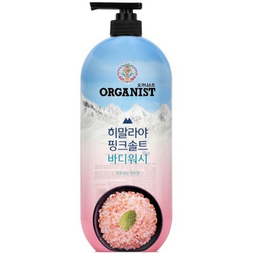 LG생활건강 오가니스트 히말라야 핑크솔트 바디워시 리프레싱 민트 900g