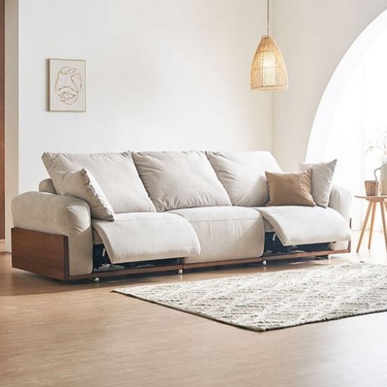 시트앤모어 캄포데피오리 원목 마법 패브릭 리클라이너 4인용_이미지