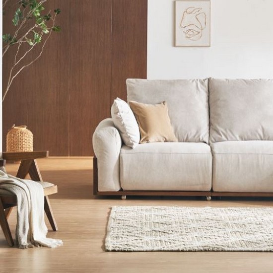 시트앤모어 캄포데피오리 원목 마법 패브릭 리클라이너 4인용_이미지