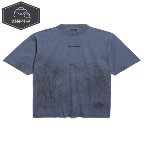 발렌시아가 LAUREL 클래식 티셔츠 B0191976636_이미지