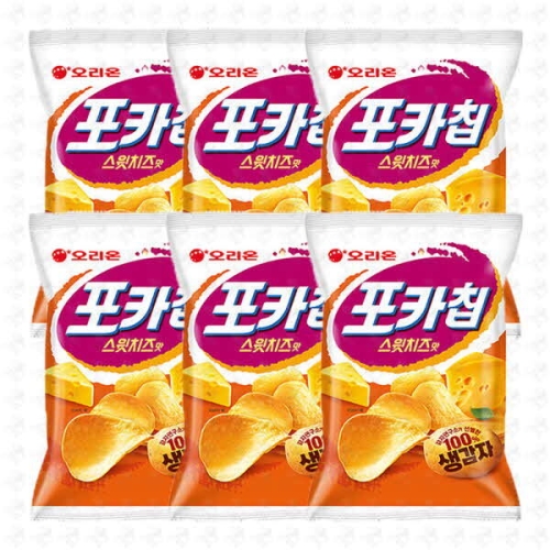 오리온 포카칩 스윗치즈맛 60g (6개)_이미지