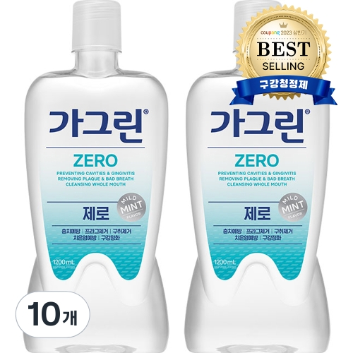 가그린 제로 1200ml (10개)_이미지