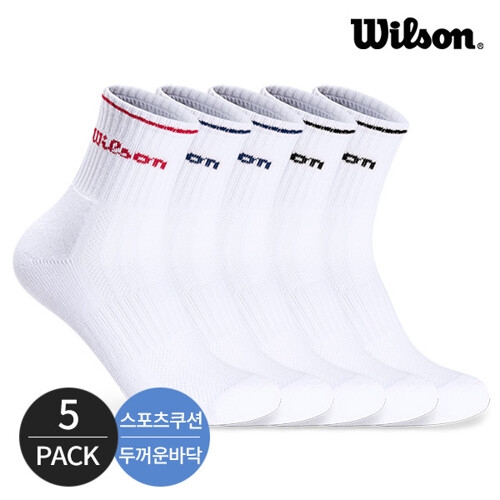 윌슨 남성 스포츠 쿠션 발등메쉬 라인포인트 중목양말 5P_MX이미지입니다. 누르면 해당 게시물로 새창이동합니다.