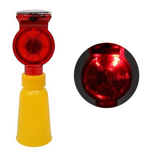 미래안전산업 LED 위험경고등 쏠라 (콘용)_이미지