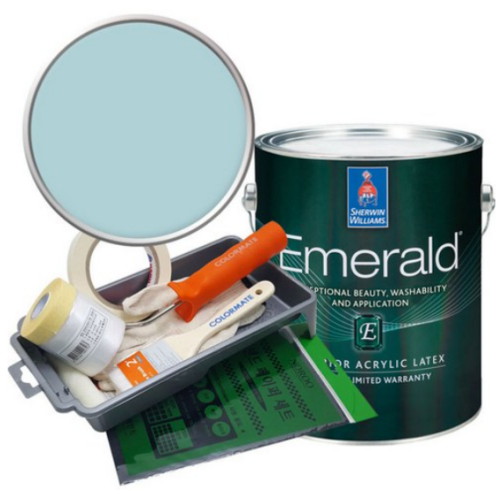 셔윈윌리암스 에메랄드 저광 페인트 세트 (1L)_이미지