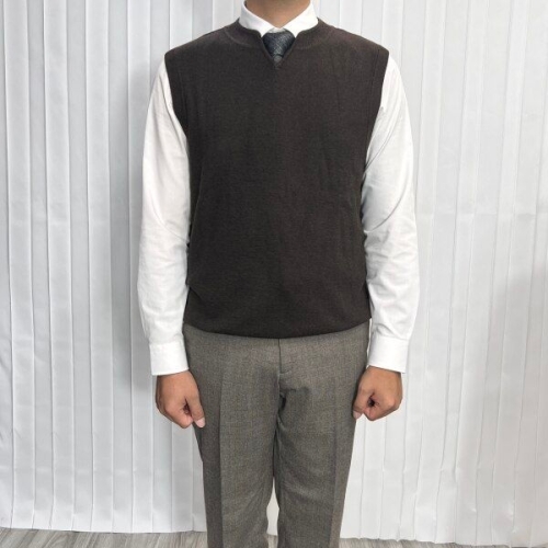 FW 캐시미어 슬리넥 니트조끼 4컬러 WSY3WV01-2