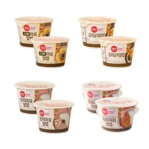 CJ제일제당 햇반 컵반 입문자 추천 컵밥세트 (총8개)_이미지