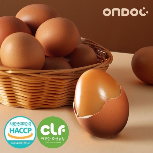 온도씨 하루한알 쫄깃한 구운란 한판 중란 30구 (1개)_이미지