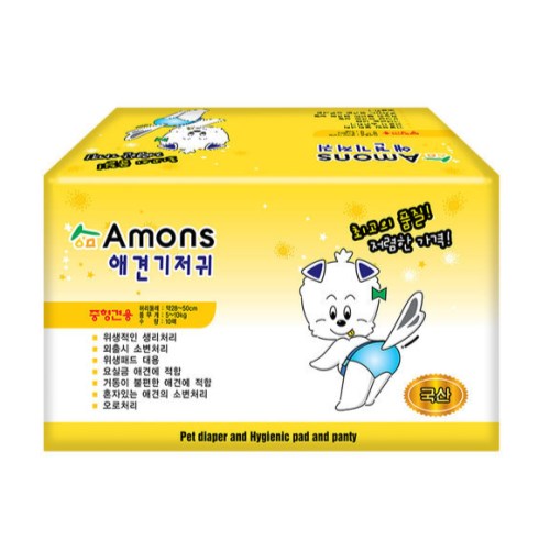 아몬스 애견기저귀 암컷용 중형 10매 (10개)_이미지