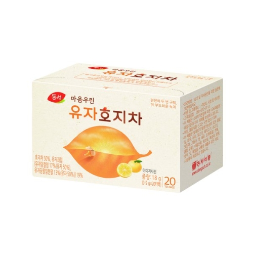 동서식품 마음우린 유자 호지차 20개입 (10개)_이미지