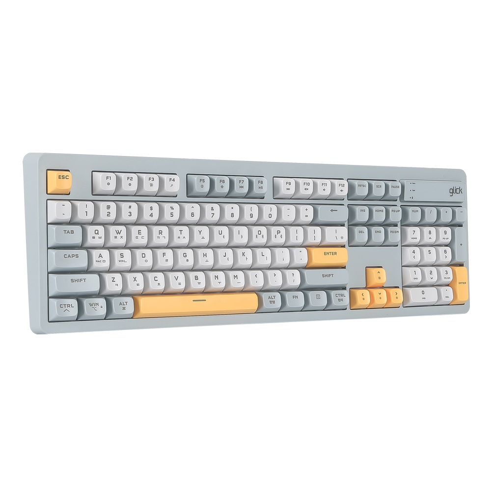 지클릭커 OFFICEPRO WK50 사일런스 M RGB 무소음 방수 무선 블루투스 104 (Navy Blue)_이미지