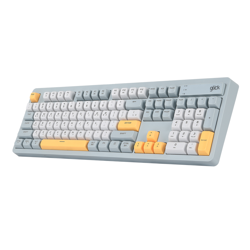 지클릭커 OFFICEPRO WK50 사일런스 M RGB 무소음 방수 무선 블루투스 104 (Navy Blue)_이미지