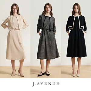 제이에비뉴 최신상 투인원 크레이프 자켓 원피스 1종 CRF251F0101OP