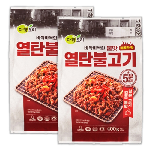 다향오리 열탄불고기 매콤한 맛 400g이미지입니다. 누르면 해당 게시물로 새창이동합니다.