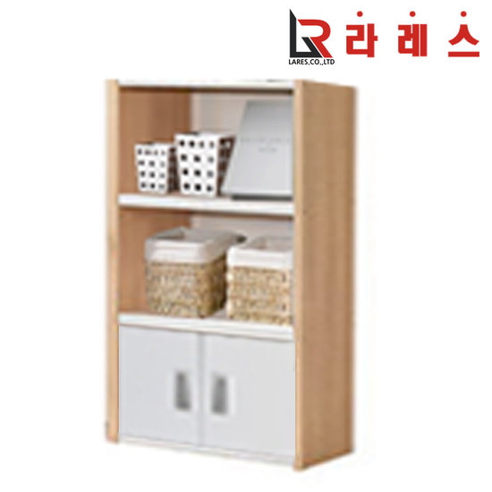 PET 3단 수납 책장 600