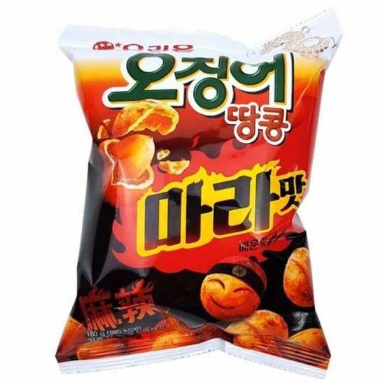 오리온 오징어 땅콩 마라맛 180g (1개)_이미지