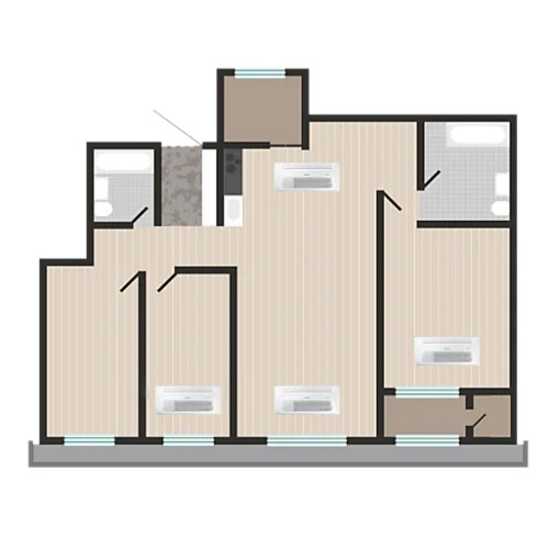 삼성전자 무풍에어컨 단배관 청정 4실 AJ30AFS4P36CSY (기본설치비 포함)