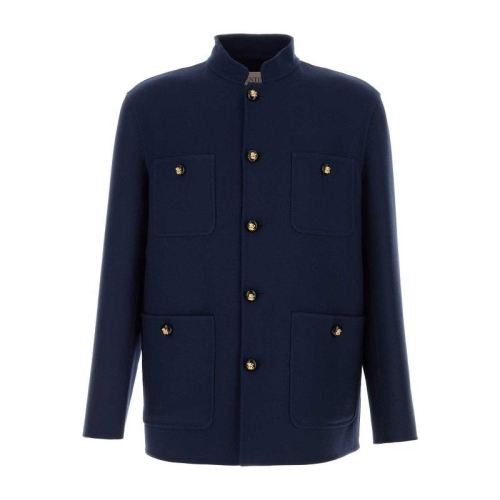 발렌티노 가라바니 Navy blue wool blend 자켓 6V3CJH377PP D51_이미지