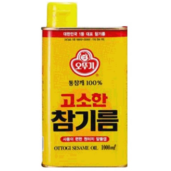 오뚜기 고소한 참기름 1L (8개)_이미지
