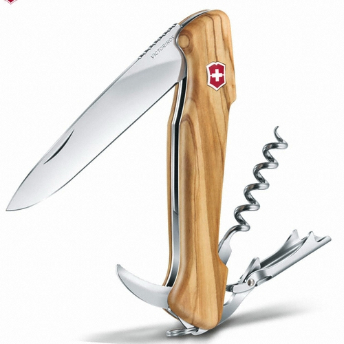 빅토리녹스 와인 마스터 우드 라지 포켓 스위스 아미 나이프 올리브 우드 해외구매_이미지