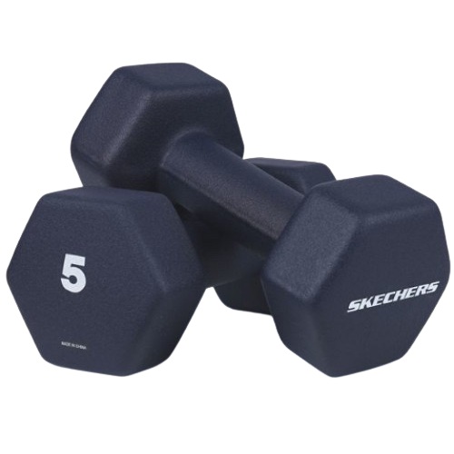 스케쳐스 와이드핏 육각 덤벨 세트 (5kg, 2개)_이미지