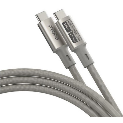 프롭스 USB4 20Gbps PD C to C타입 240W 케이블 (1.8m)_이미지