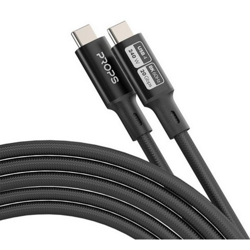 프롭스 USB4 20Gbps PD C to C타입 240W 케이블 (1.8m)_이미지