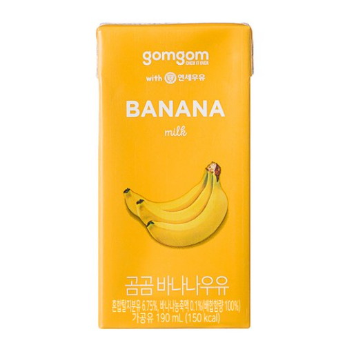 바나나 우유 190ml (멸균)