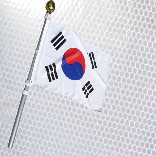 가자데코 회전깃대 태극기 세트 3단 접이식(YHP1700)