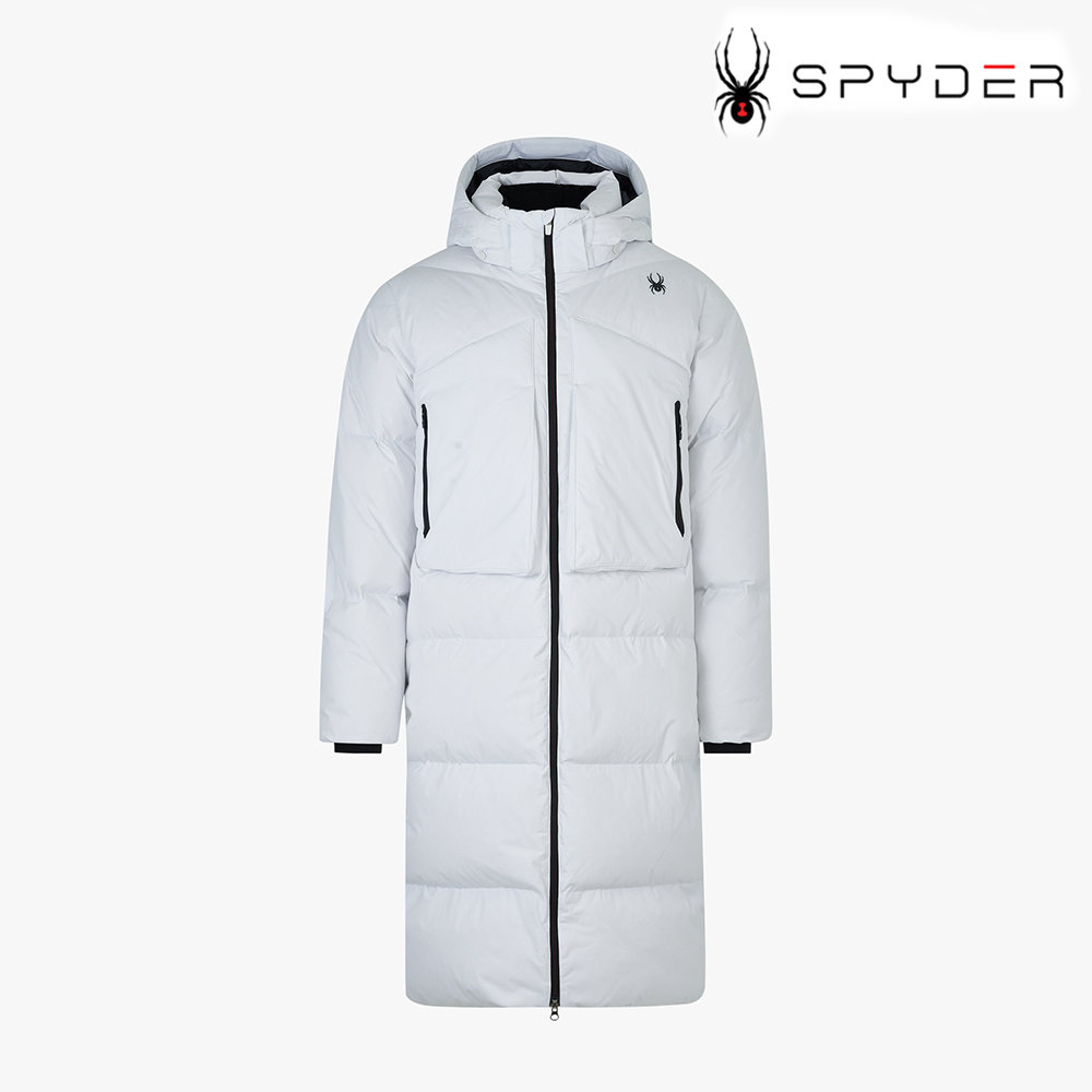 패딩 헥센 후디 롱 다운 자켓 SPIWCNDJ306U-WHT