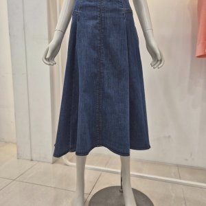 꼼빠니아 플레어 데님 스커트 CAFW9-WDS010_이미지