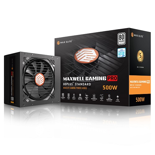 맥스엘리트 MAXWELL GAMING PRO 500W 80PLUS스탠다드 플랫