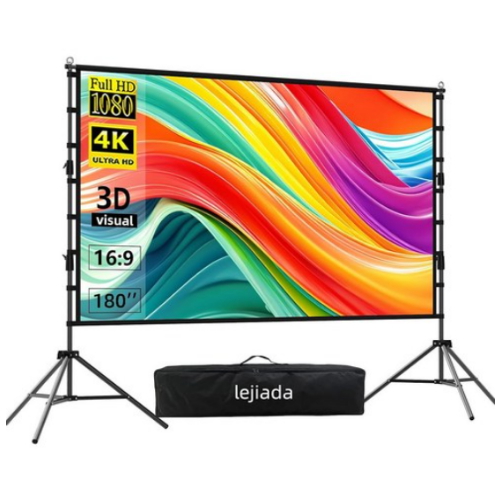 LEJIADA 프로젝터 스탠드 스크린 해외구매 (180인치, SCREEN-180ST)_이미지