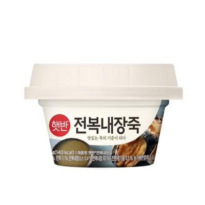 CJ제일제당 햇반 전복내장죽 267g